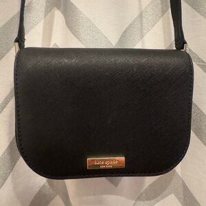 Kate Spade Sleek Black Crossbody Bag